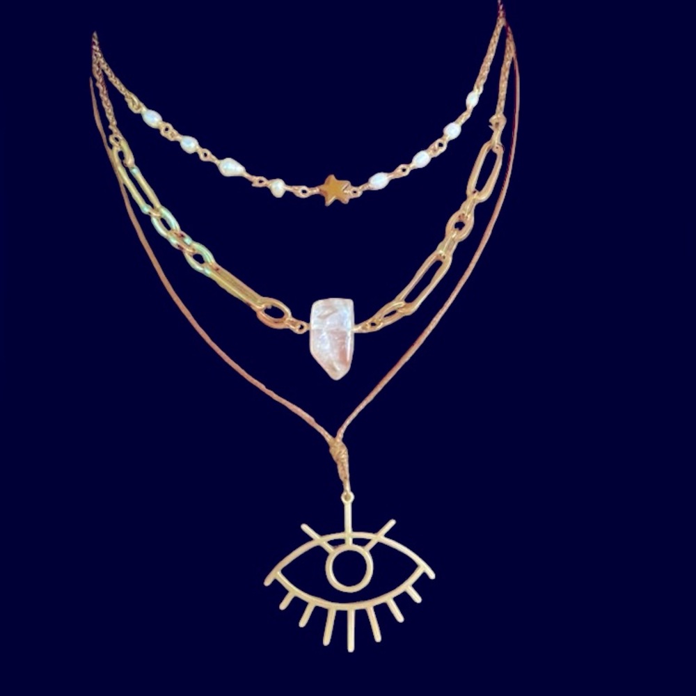 three layer necklace